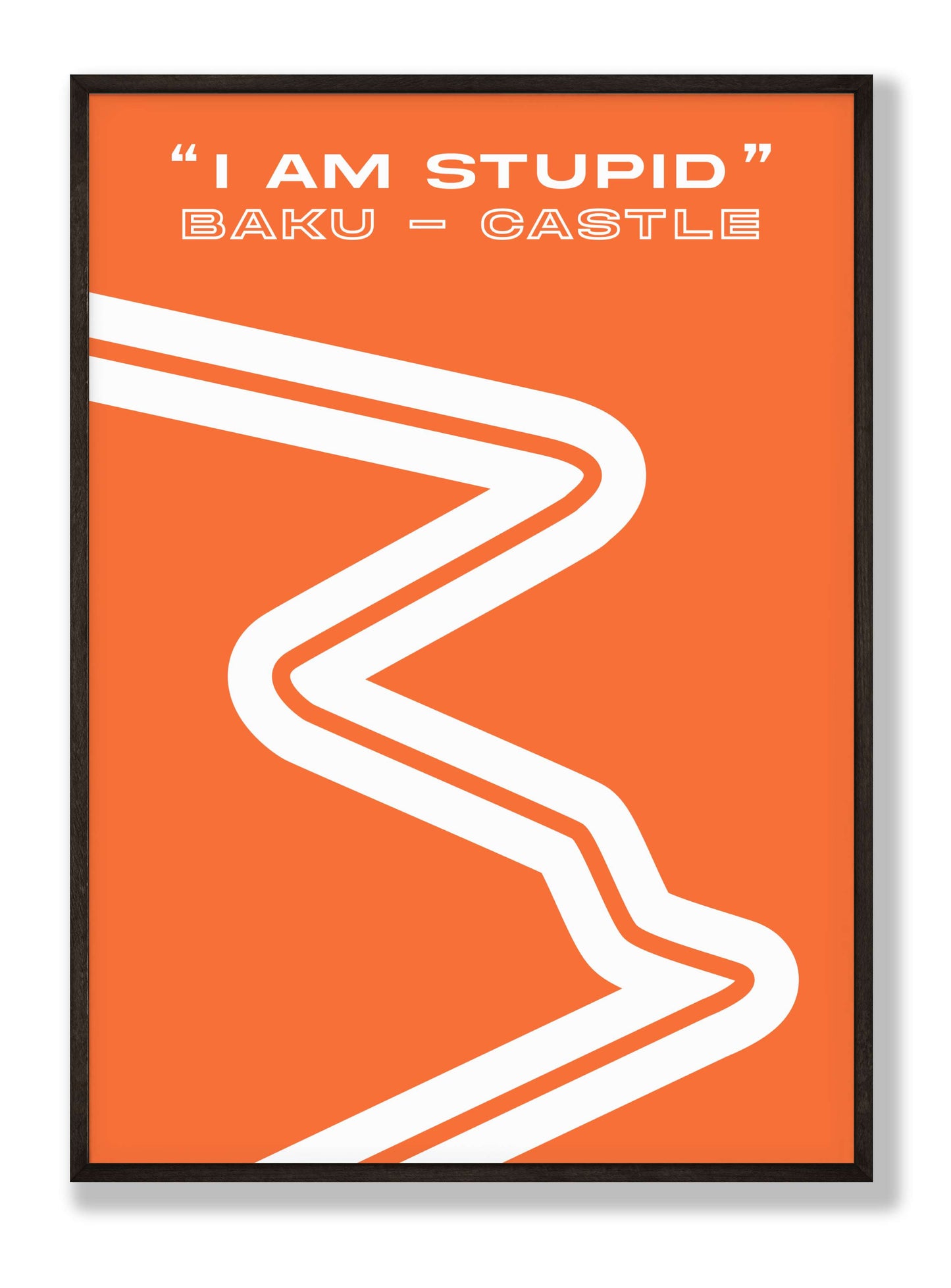 LIMITED EDITION - "I Am Stupid" Baku - Castle