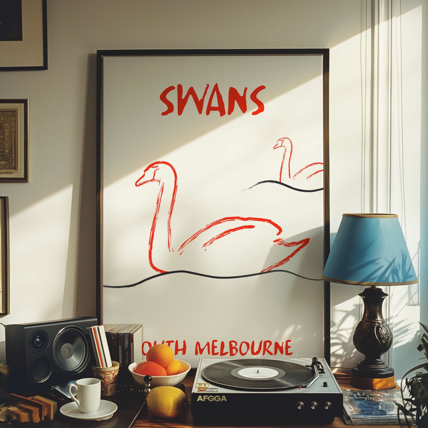 Swans in South Melbourne