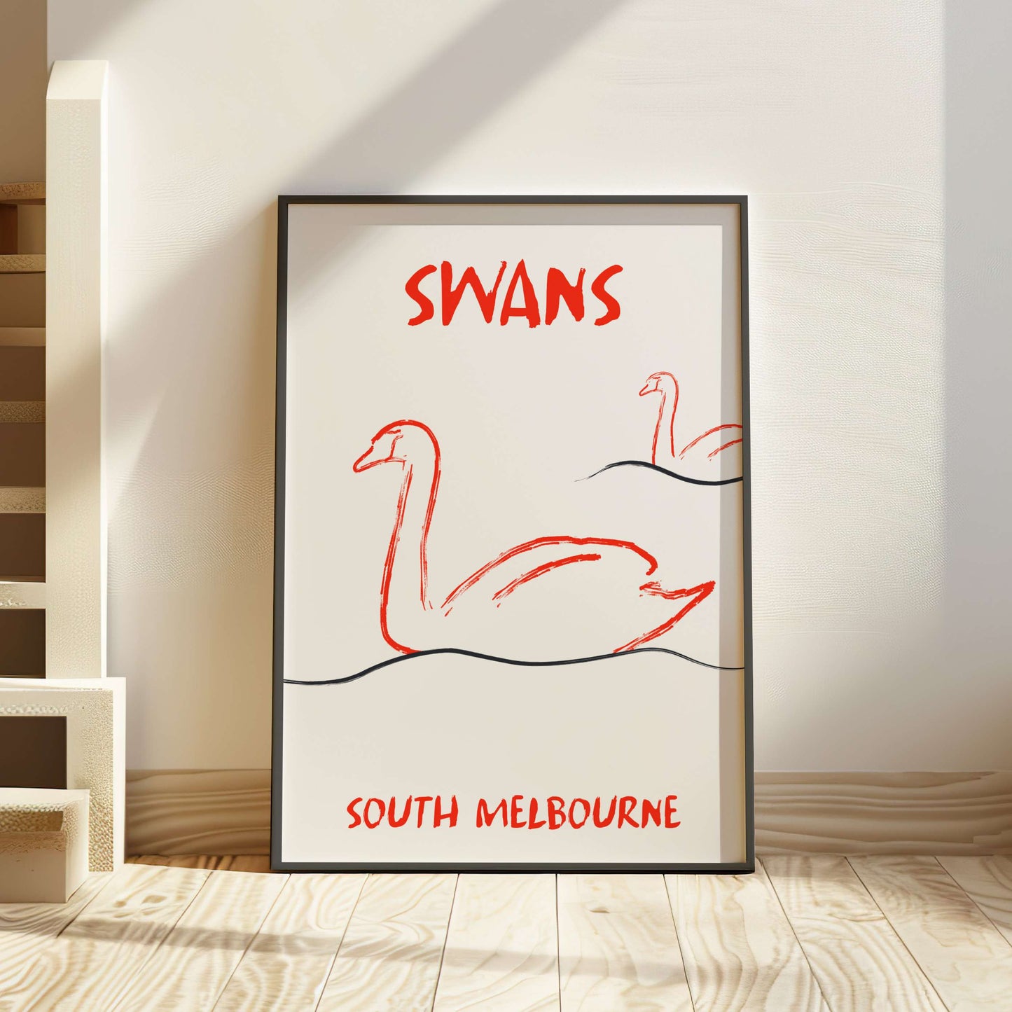 Swans in South Melbourne
