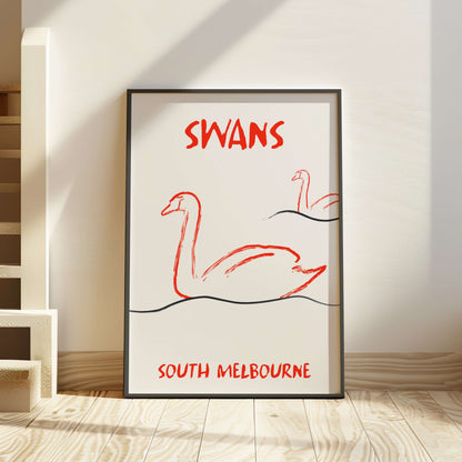 Swans in South Melbourne
